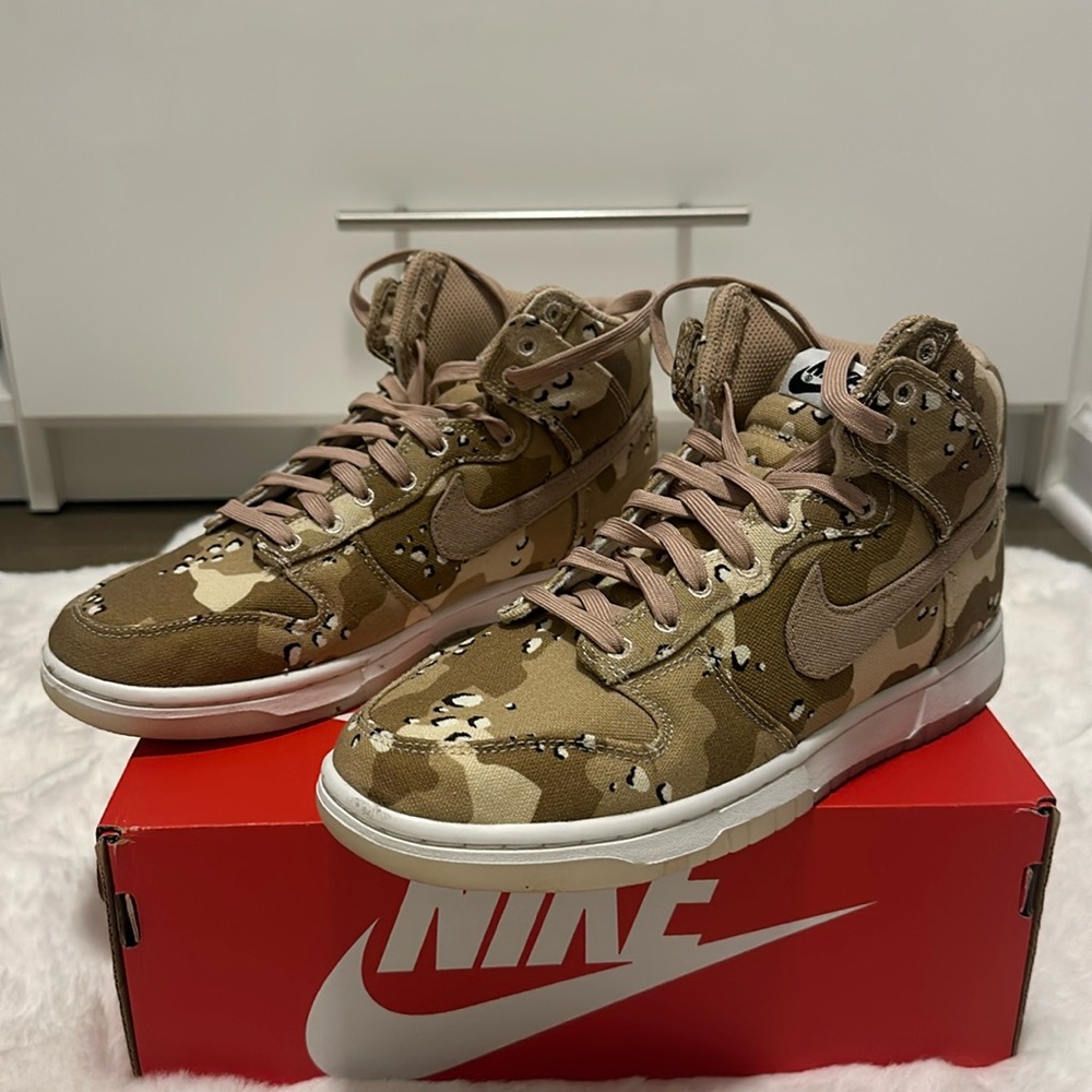 Camo high top dunks